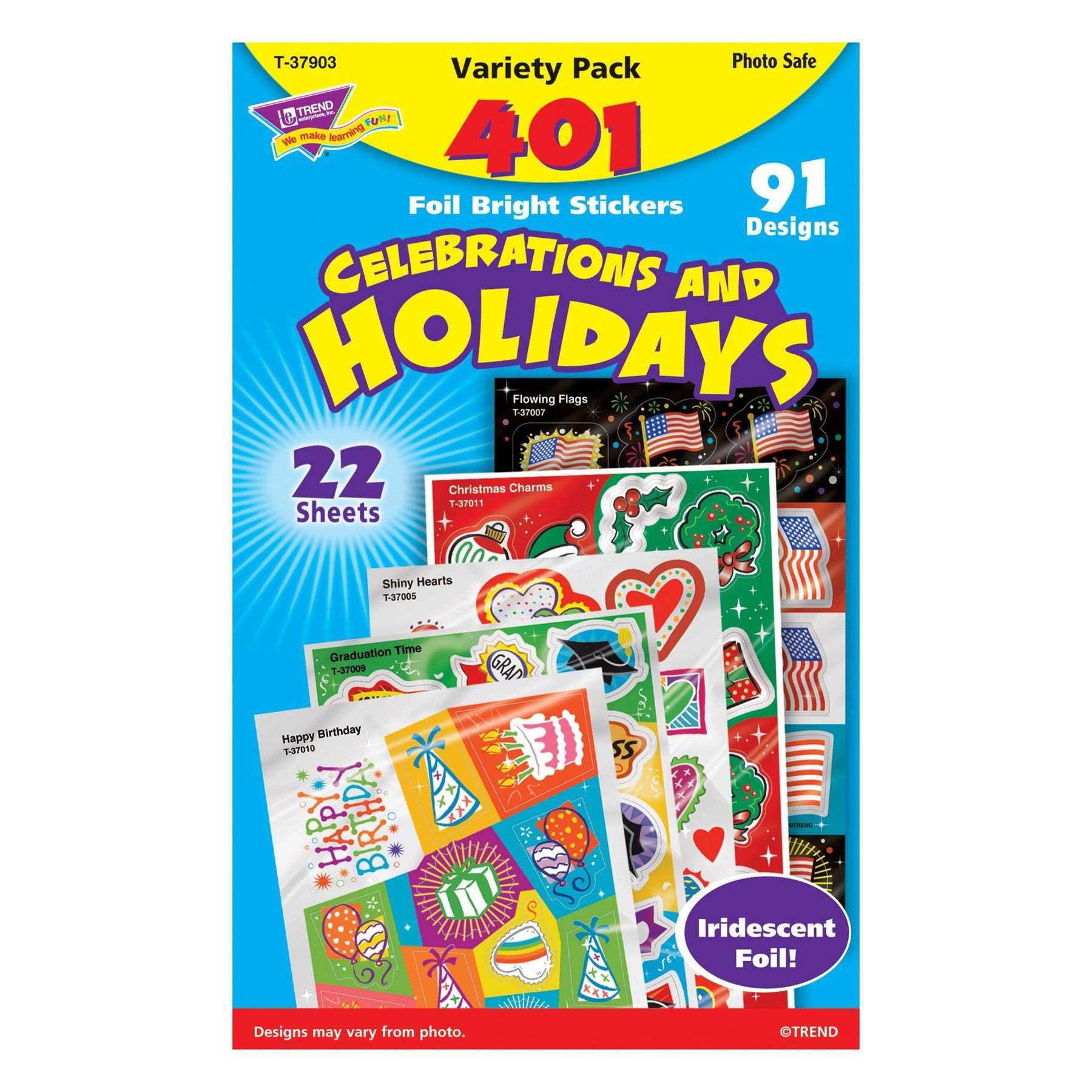 

Trend Enterprises Trend Rewards Stickers Variety Pack Special Day 401 Pieces