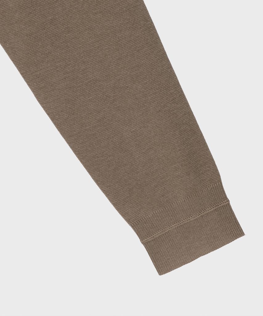 BASIC HOUSE Uni Daily Round Neck Knit Beige Lwkt7101