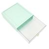 Clear Drawer Storage Box Large Capacity Desktop Drawer Storage Container Organizer for Office Green