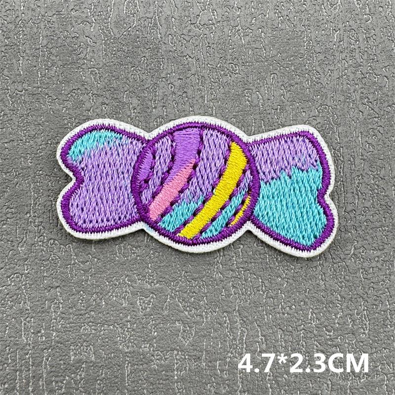Cute Cartoon Small Embroidery Patches For Clothing Candycherry Patch Iron On Patches On Clothes Fusible Patch Stickers Badges