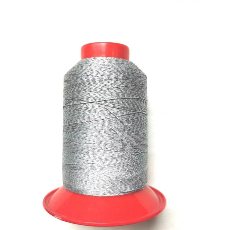 350D Reflective Nylon Sewing Embroidery Thread Roll Compatible To Sewing Machines Knitted Yarn for Weaving Hat Clothes Makin