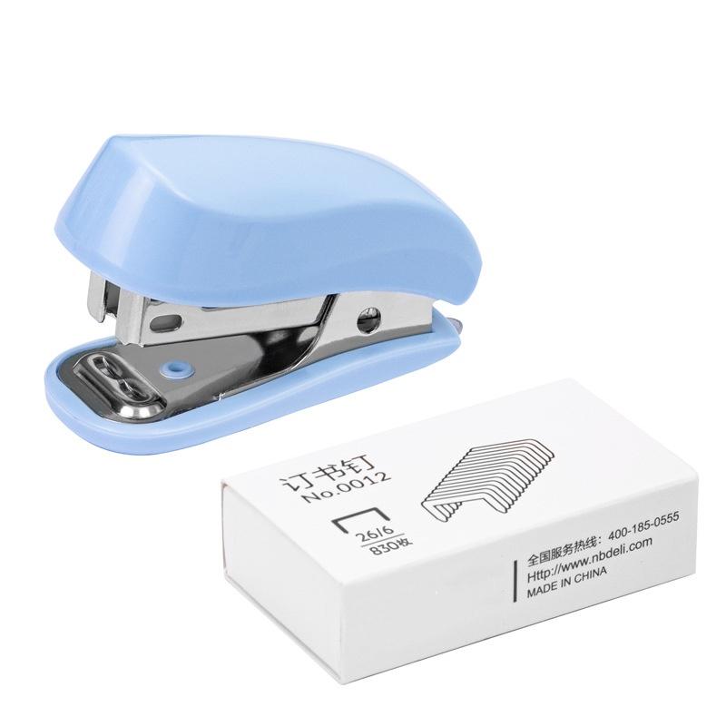 1pcs Pink 3-In-1 Mini Stapler, Saddle Stapler And Staple Remover Set (Capacity: 830 Staples), 26/6 Standard, Back To School