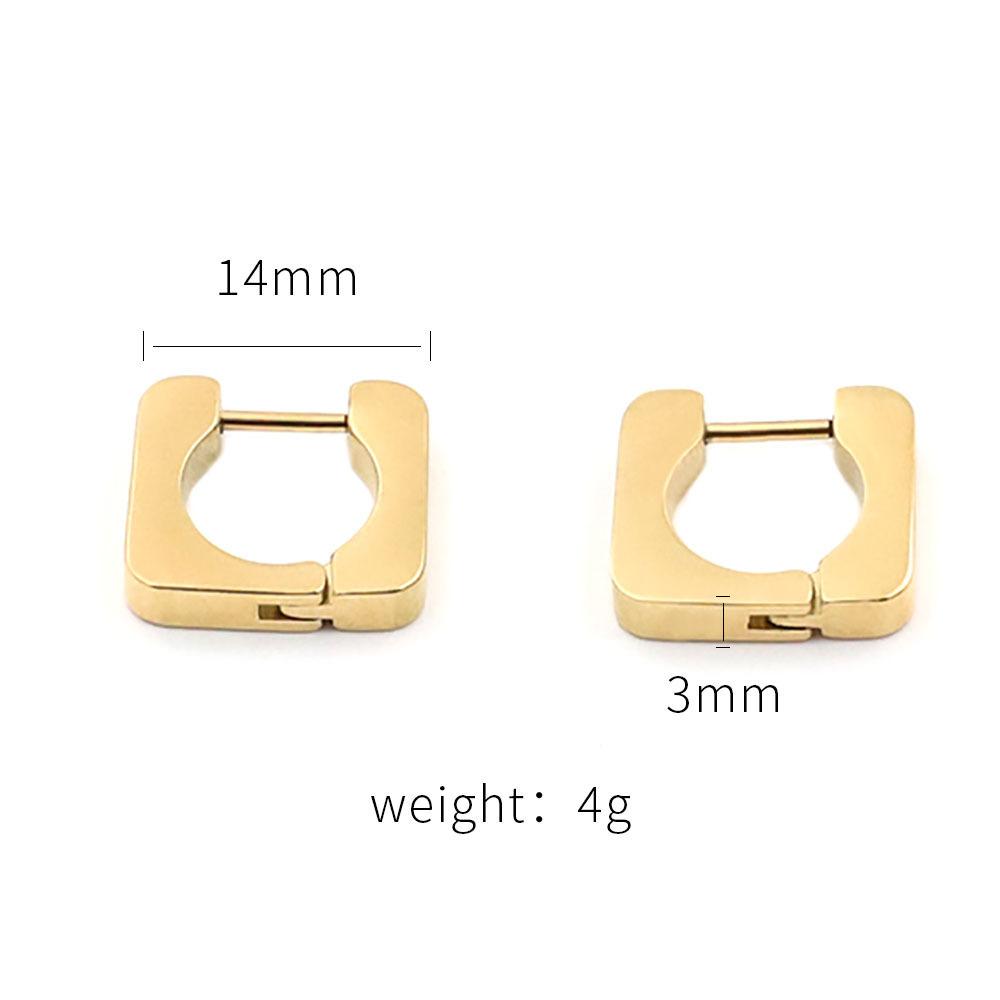 

Нишевые Дизайнерские Серьги Холодный Ветер Медь Покрытая 18K Настоящим Золотом Крупные Серьги-Капли Простой Темперамент Повседневные Универсальные Серьги золотой