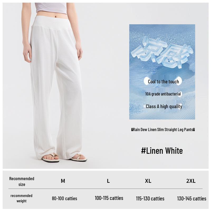

Vintage Linen Wide-Leg Women s Pants - Lightweight, Breathable, Relaxed Fit L (50-58 kg)