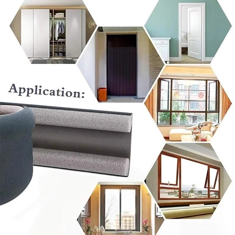 Door Bottom Seal Strip Soundproof Door And Window Gap Windshield Strip Heat Preservation And Dustproof 1pc Door Sealing Strip