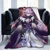 Genshin Impact Durin Game Blankets Fleece All Season  Multi-function Super Soft Throw Blankets for Sofa Outdoor Bedspread