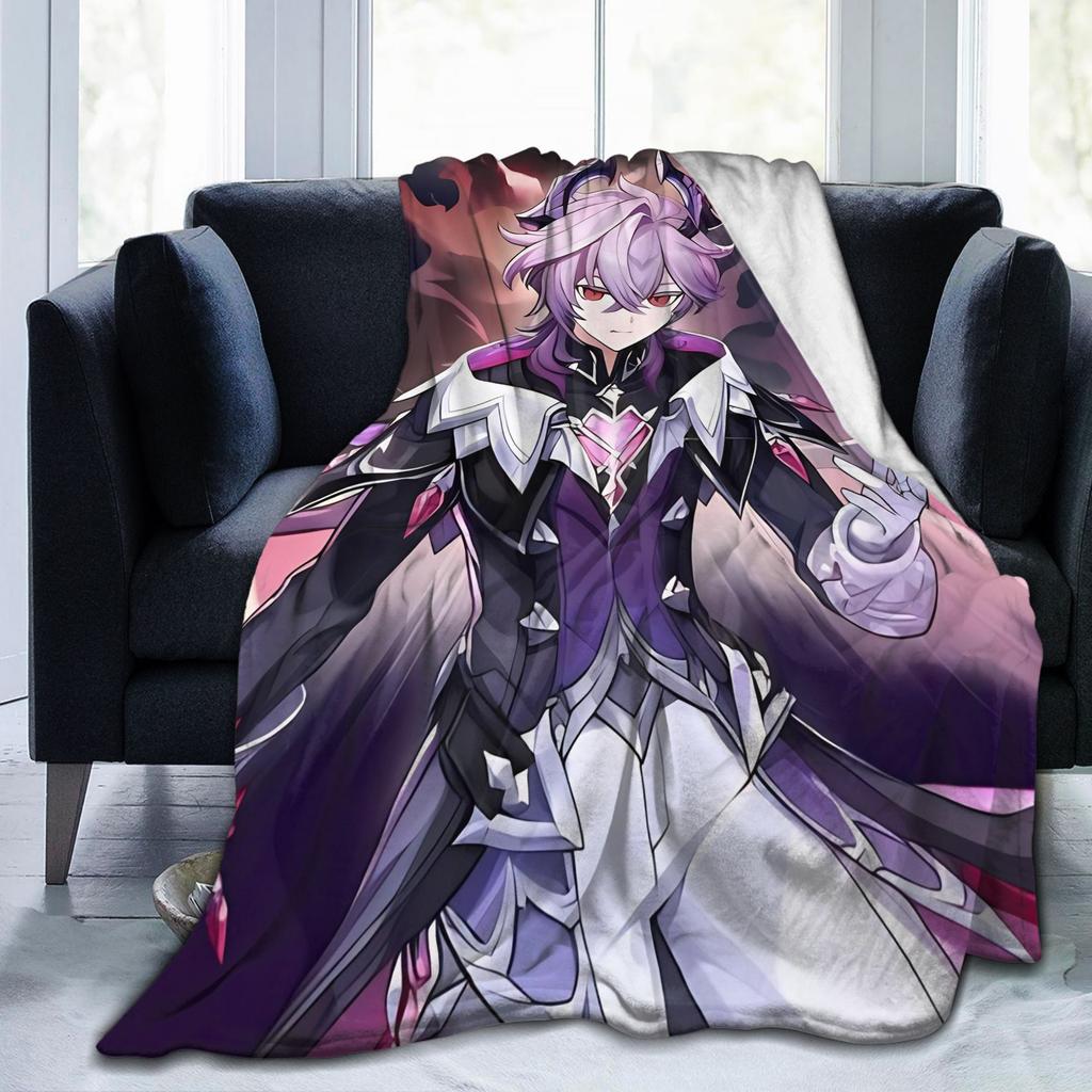 Genshin Impact Durin Game Blankets Fleece All Season  Multi-function Super Soft Throw Blankets for Sofa Outdoor Bedspread