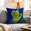 Character Kermit The Frog Cushion Cover 1Pcs Decorative Covers Soft Cushion Case For Sofa Couch Decor 40X40 45X45 Pillowcases