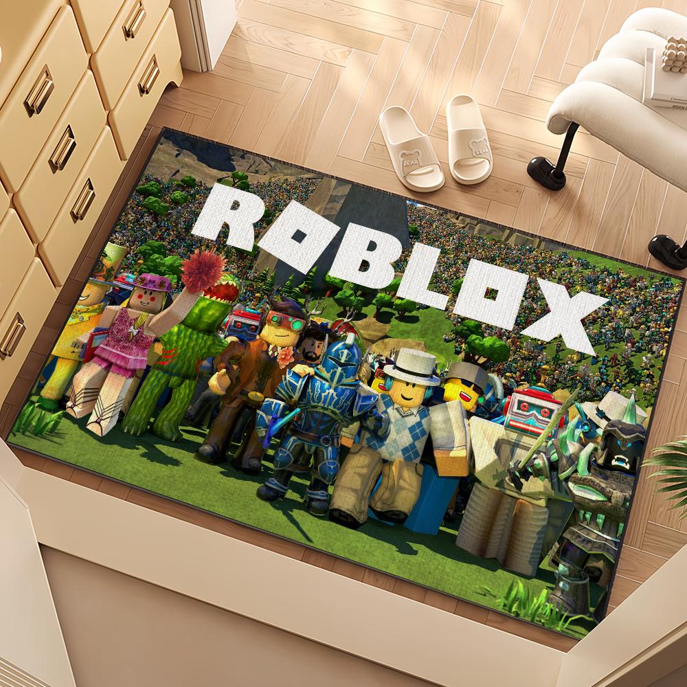 Hor Game R-Robloxs Chladný Malý Koberec Pro Dekoraci Domu Ložnice Kuchyně Koupelny Super Absorpční Předložka Koberec Noha Protiskluzový