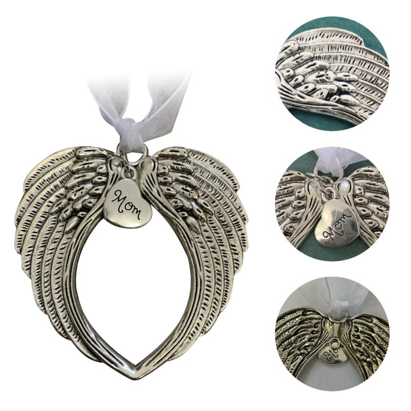 Angel Mom Memorial Ornament Christmas Tree Hanging Pendants  Pendants For Remembrance Lost Loved Ones Keepsake Gift Jewelry