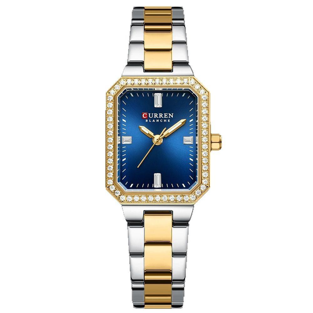 Curren 9102 Women s Fashionable Rectangular Steel Band Watch