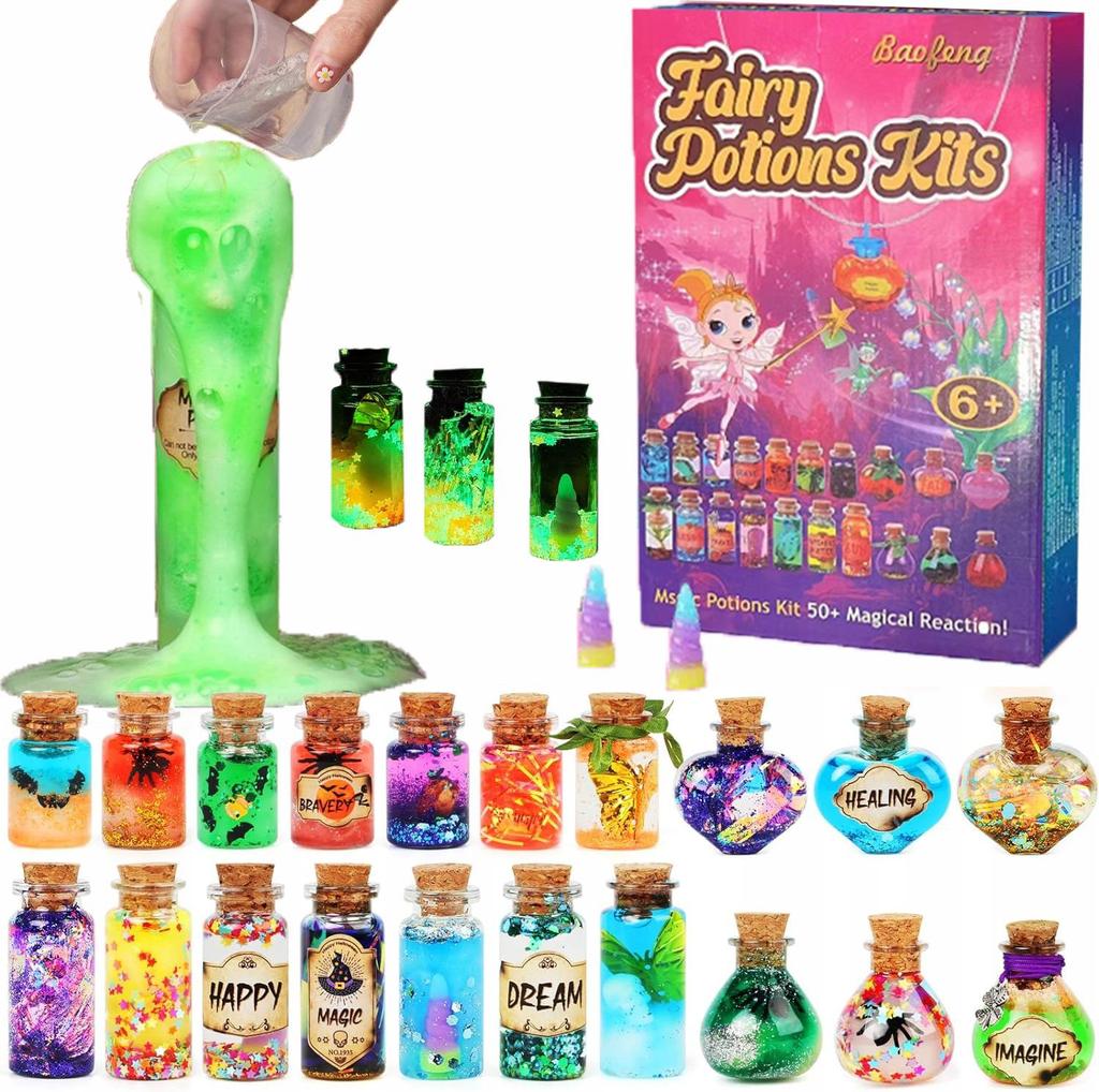 Zestaw do robienia magicznych eliksirów dla dzieci,rękodzieło halloweenowe