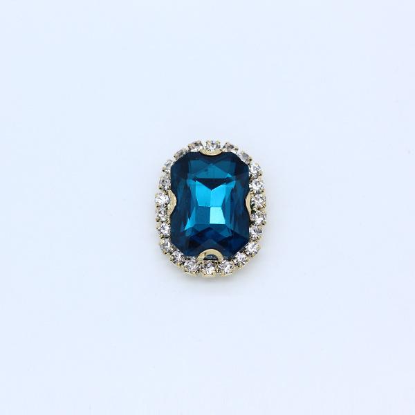 Kryształowe Szkło Ośmiokątny Pazur Diament Ozdoby do Włosów - DIY Akcesoria Dekoracyjne