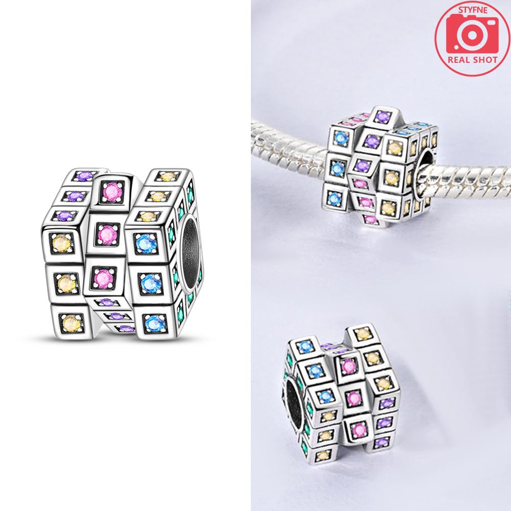 Original Copper Dragon Firefly Butterfly Puppy Heart Plane Travel Charms Beads Fit Bracelet Zircon For Women Gift