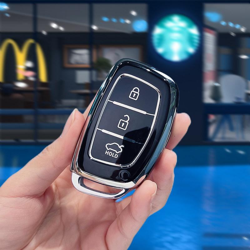 Auto Tpu Shell Fob Car Key Case Cover For Hyundai Tucson Sonata Fe Creta Ix25 Ix35 Ix45 Solaris Elantra Accent I10 I20 I30 I40