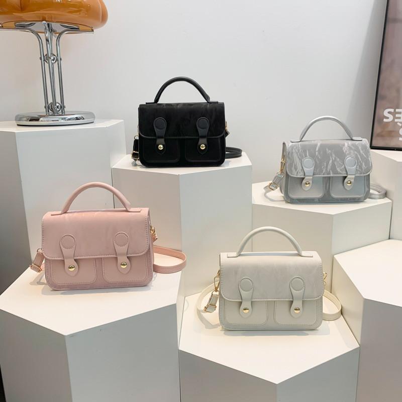 Vintage Fashion Classy Pu Small Tote Bag For Women 2024 Summer Urban Style