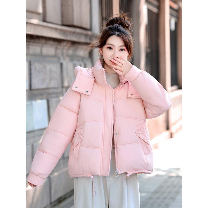 Korean Version of the Hooded Large Size Women Thickened Warm Anti Cold Winter Coat - Lightweight and Comfortable Long-sleeved Cotton Coat Jacket