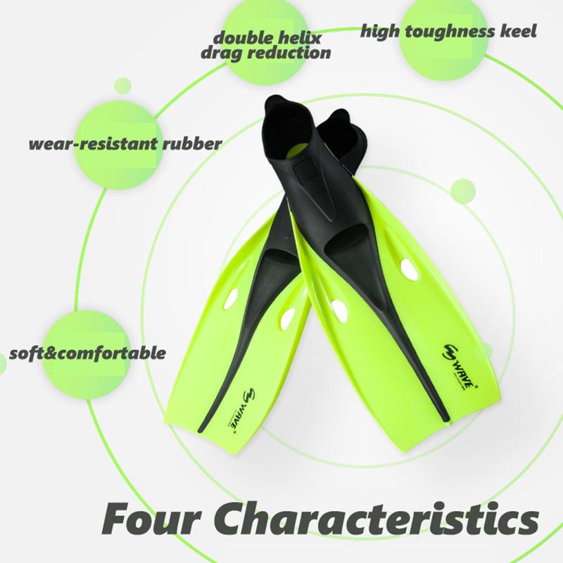 WAVE 2026 Profesjonalne Płetwy Nurkowe dla Dorosłych Kombinezon do Snorkelingu Sprzęt Płetwy Nurkowe Pływackie Odpowiednie dla Dorosłych Mężczyzn Kobiet