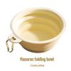 Portable TPE Folding Pet Bowl - Travel-Friendly Collapsible Water Dish for Dogs
