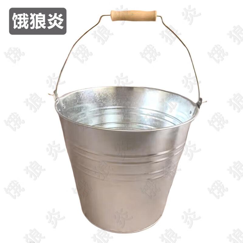 E'langyan Portable Galvanized Iron Outdoor Bucket