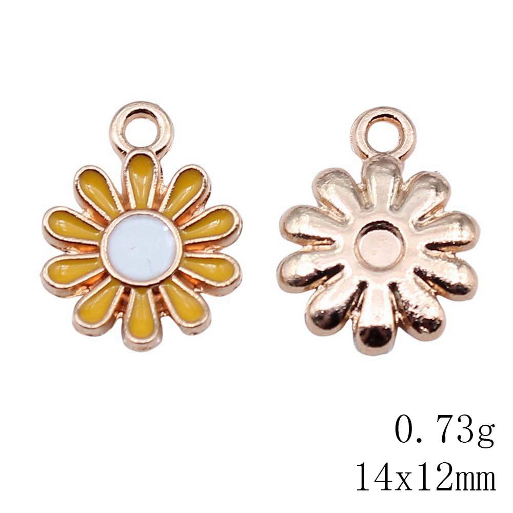 Thanksgiving Day Charms Jewelry Plant Flower Enamel Charms Pendant Ornaments For Home Cell Phone Pendant