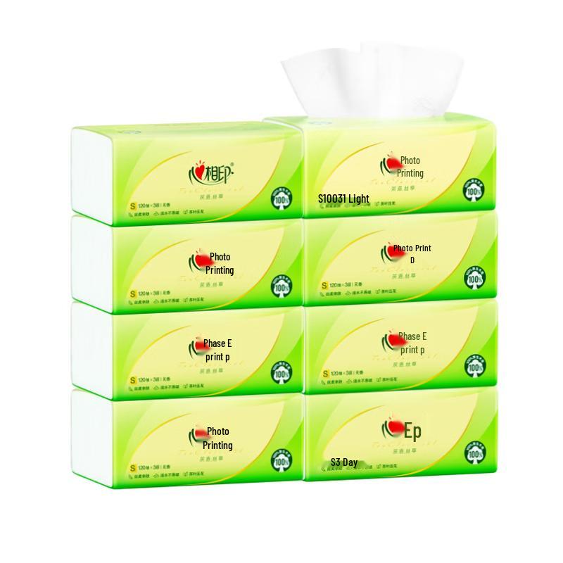 Mind Act Upon Mind Tea Talk Silk Enjoy 3-Ply Facial Tissues (8 x 120 Sheets)