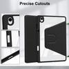 360° Rotating Case For Samsung Galaxy Tab S9 S10 FE Lite 10.9'' 11'' Swiveling Stand Clear Back Cover With Pencil Holder
