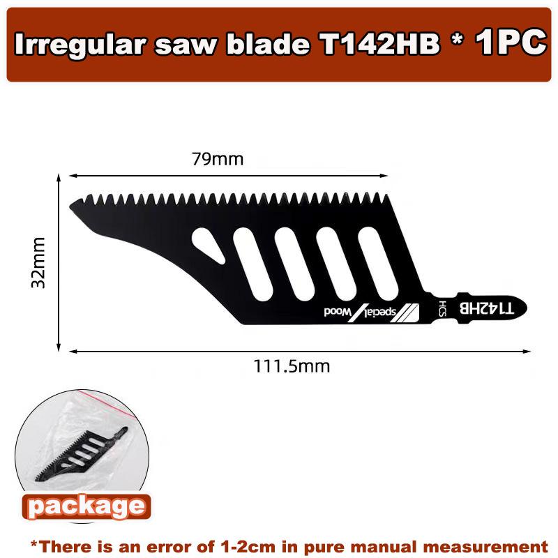 

T142HB Curved Jigsaw Blade - 1/3/5/10PCS T Shank Flush Cutting Replacement Blades For Precision Cuts Electric Tool Accessories