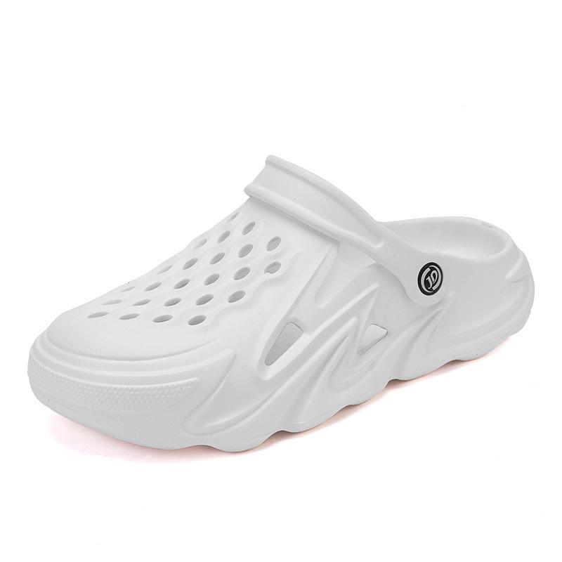 2025 Herren Atmungsaktive Dicksohlige Zehengeschlossene Gartensandalen für Strand & Outdoor