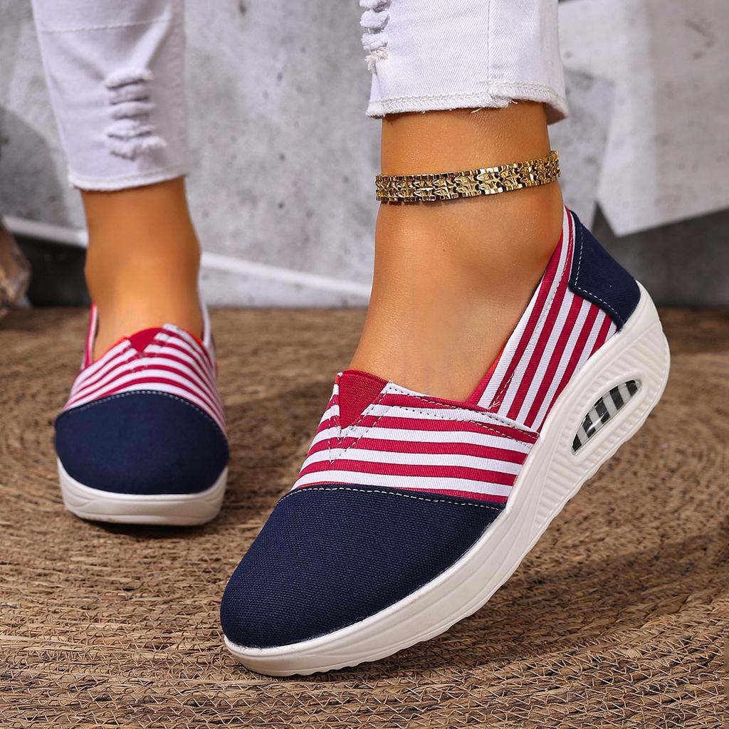 2025 Spring and Autumn New Large Size Shoes Women's Wedge Heel Light Single Shoes One Pedal Women's Shoes Foreign Trade Women's Shoes