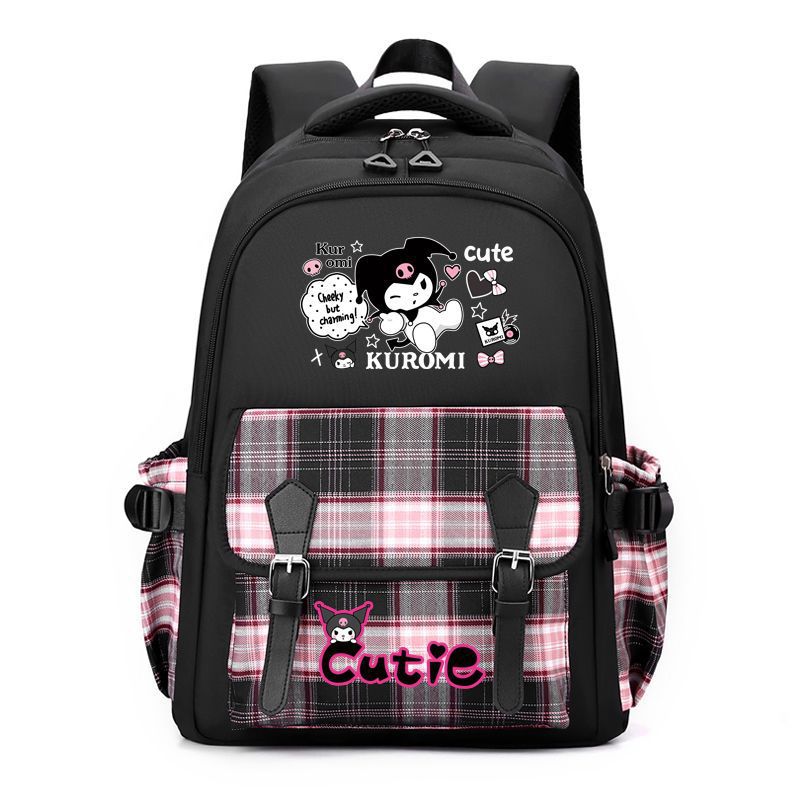 School Bag Female Student Junior High School Large Capacity Backpack Simple College Style Middle School Student Backpack