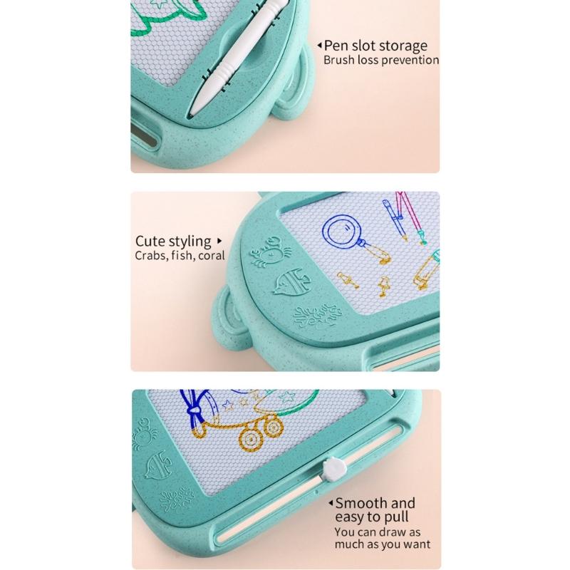 Drawing Board For Toddlers Magnetic Drawing Tablet Educational Travel Game Gift With Easy Clean