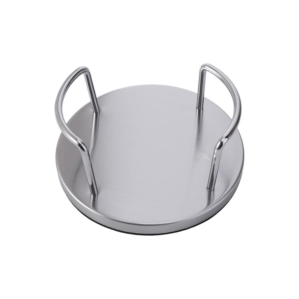 6 Pieces Silver Stainless Steel Coaster Round Drink Pad Creative Cup Mat Restaurant