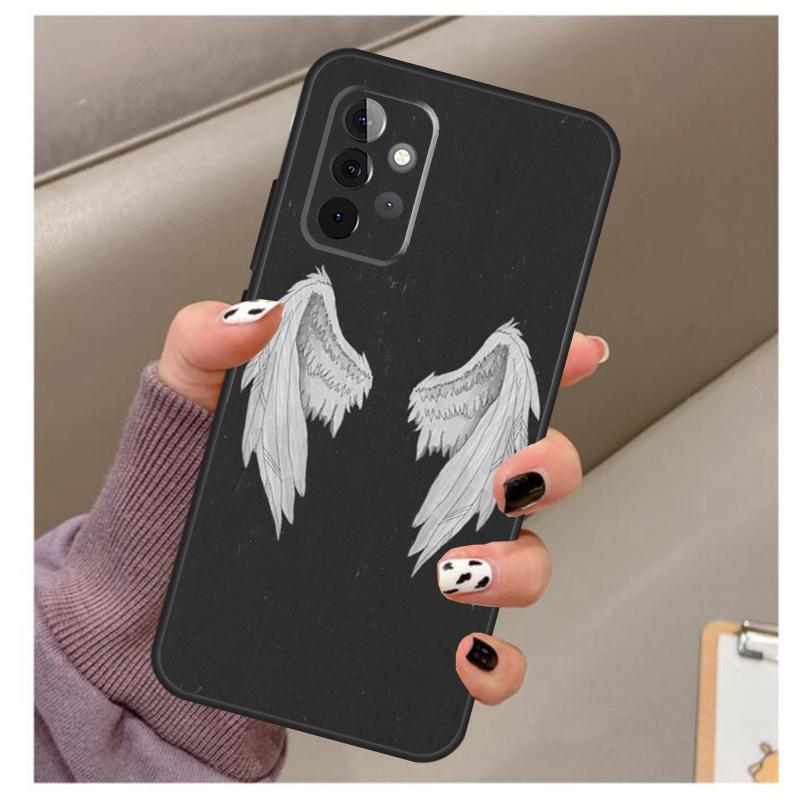 Fantasy Angel Girl Wings Case For Samsung Galaxy A33 A13 A53 A34 A54 A14 A15 A16 A26 A36 A56 A12 A32 A52 A06 A35 A55