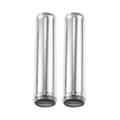ACROPIX 35mm 1.35" OD 6" 152mm Length Universal Car Aluminum Alloy Intercooler Pipe Straight Air Intake Tube - 2 Pcs