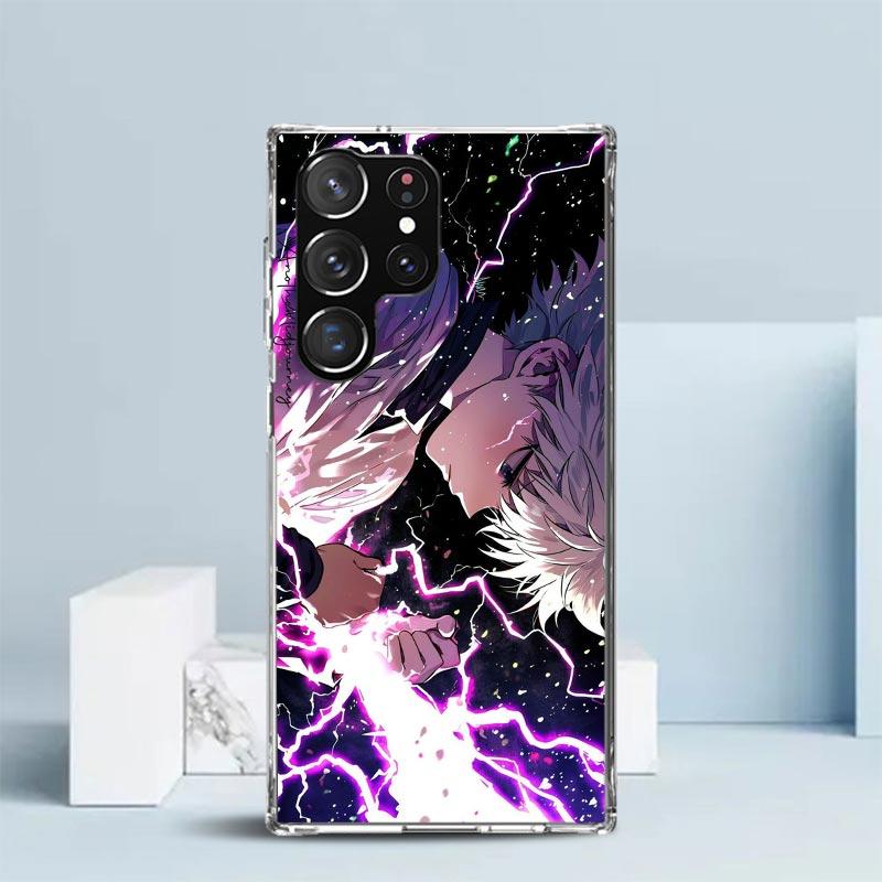Huner X-Hunters Killua Soft Cover for Samsung Galaxy S25 Edge S26 S24 S23 Ultra Phone Case S22 S21 Plus S20 FE Print Pattern She