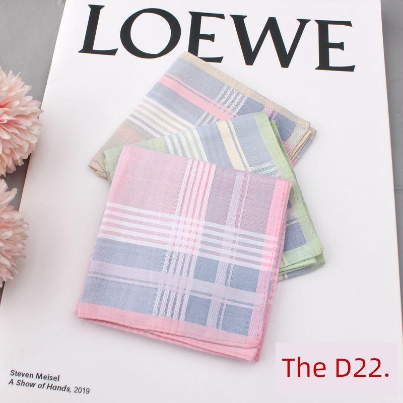 

[Купи десять получи один бесплатно] Женский носовой платок из 100% хлопка малого размера, хлопковый маленький носовой платок, старомодное тонкое и мягкое полотенце, впитывающее пот D22 Article 3