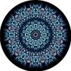 Retro Persian Style Round Area Rug Bohemian Floor Mat Living Room Bedroom Office Chair Sofa Coffee Table