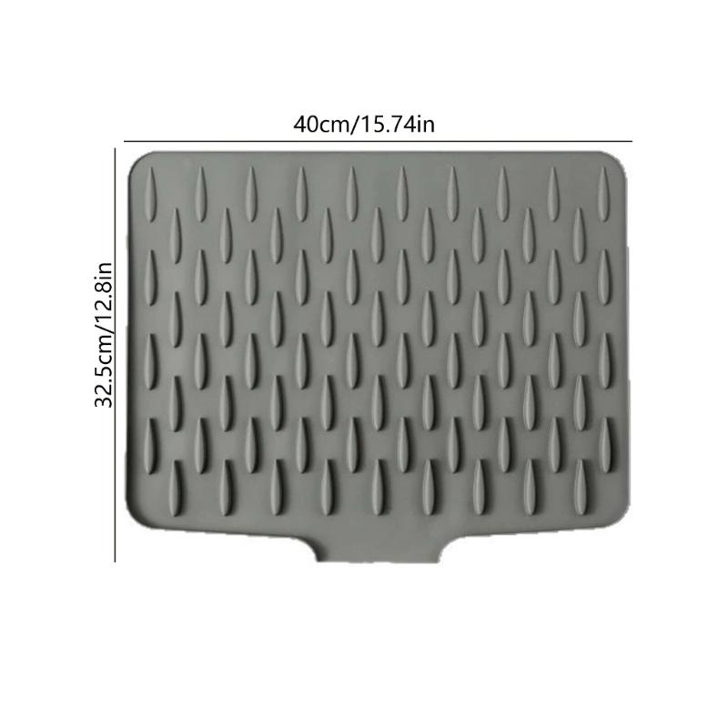 Nonslip Silicone Pot Holder Heat Proof Trivet Sloped Surfaces For Efficient Liquid Drainage And Storage