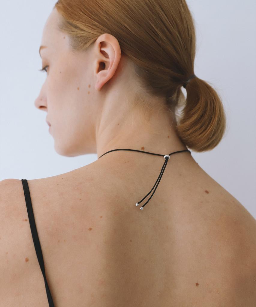 Flit Swimming Ring String Necklace (Heart)