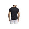 Adidas Round Neck Logo Print Short Sleeve T-Shirt Men Tops Black HB1450