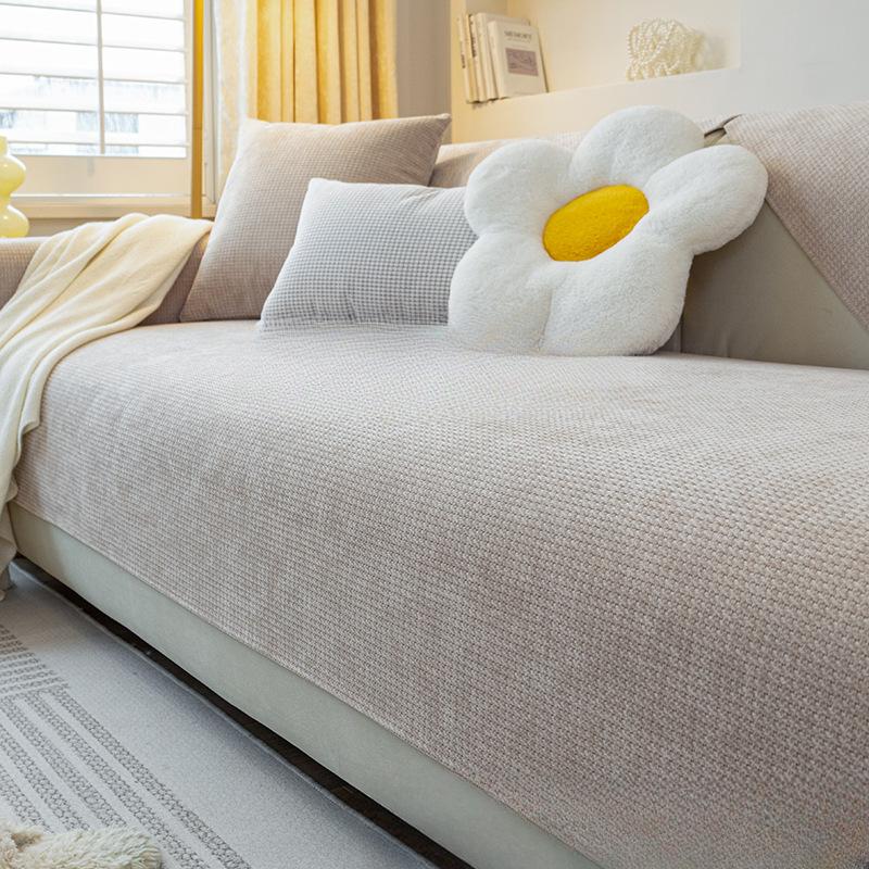 

Подушка для дивана Four Seasons, универсальная простая современная нескользящая подушка для сиденья, чехол для дивана из синели, универсальный универсальный чехол, тканевый чехол 70*70