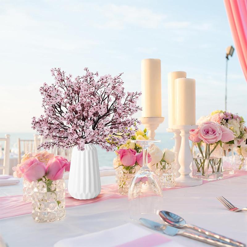 50CM Künstliche Kirschblüten Blume Falsche Seidenpflanze Dekoration Hochzeitsfeier Dekoration Bouquet Echte Haptik DIY Zuhause Garten
