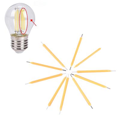 10Pcs Super Bright Cob Led Solar Filament Bulb Candle Light Home Lamp Source