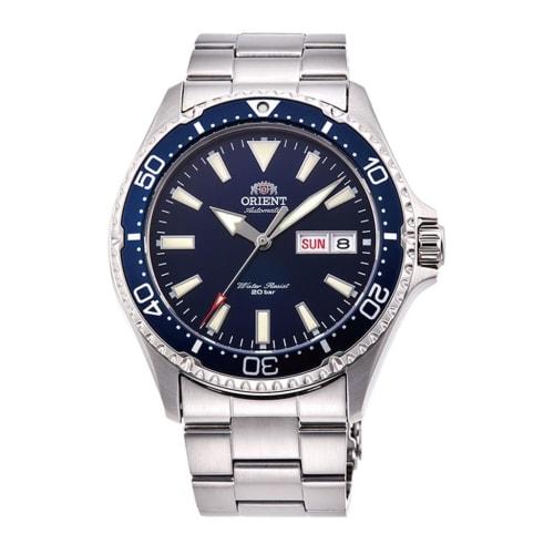 

Orient Men s 42mm Steel Bracelet & Case S. Sapphire Automatic Blue Dial Analog Watch RA-AA0002L19B