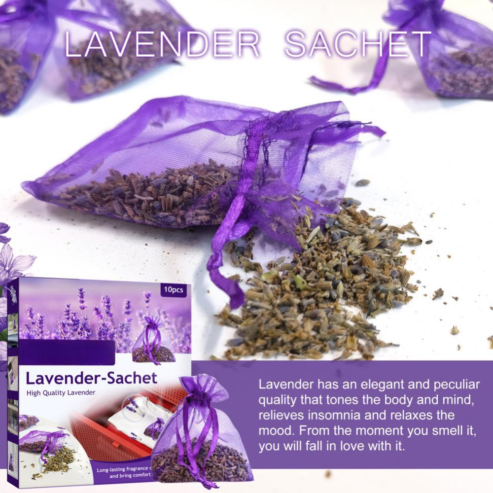 1 Schachtel mit 10 Lavendel-Aromatherapiebeuteln