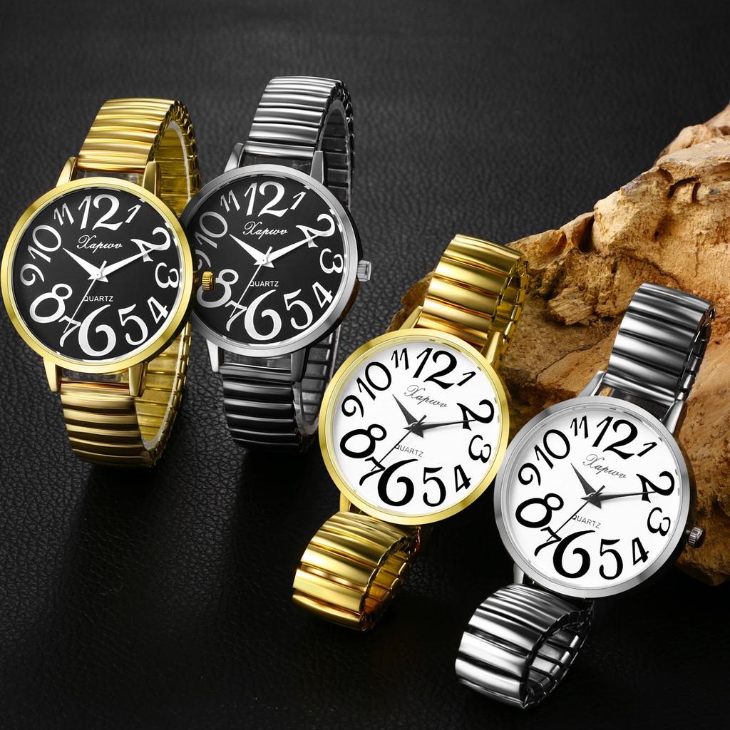 Waterproof One Size Fits Analog Cute and Stylish Alloy Perfect for Commuting or School Perfect Gift for White and Christmas Women's Watch, Most,