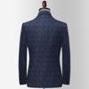 Autumn and Winter Jacquard Corduroy Stretch Suit Men's Youth Suit Korean Version Slim Casual Single Suit