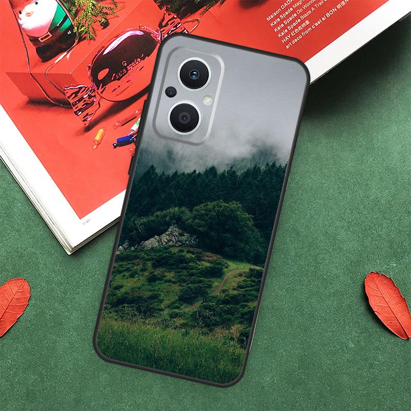 Forest Cloud Pattern Case For OPPO Reno 7 8 Lite 8T 10 11 12 13 Pro 12F 13F 14F OPPO Find X8 X6 X5 X9 Pro Cover