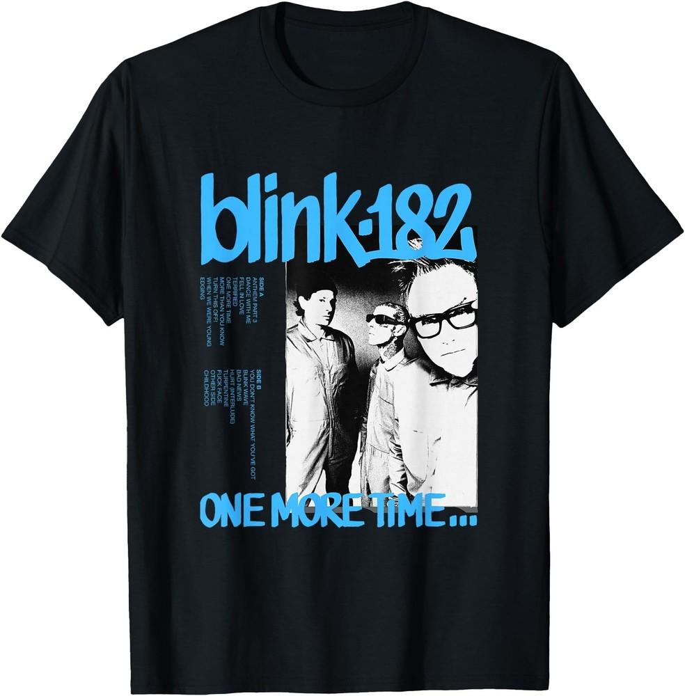 

Blink-182 One More Time...Trackli wbr/ st T-Shirt Rock Band Shirt Family Rock Fan Unisex T-Shirt S